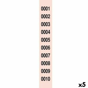 Bandes de numéros de tombola 1-10000 (5 Unités)