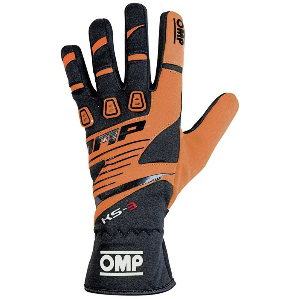 Gants de karting OMP KS-3 S Noir Orange