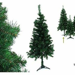 Sapin de Noël Vert PVC Polyéthylène 90 x 90 x 180 cm