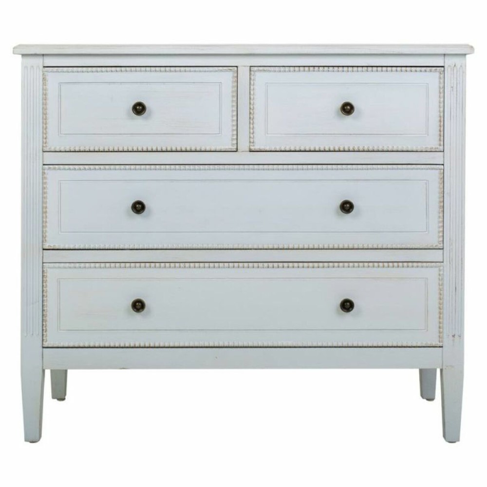 Chest of drawers Alexandra House Living White Fir wood MDF Wood 36 x 75 x 85 cm