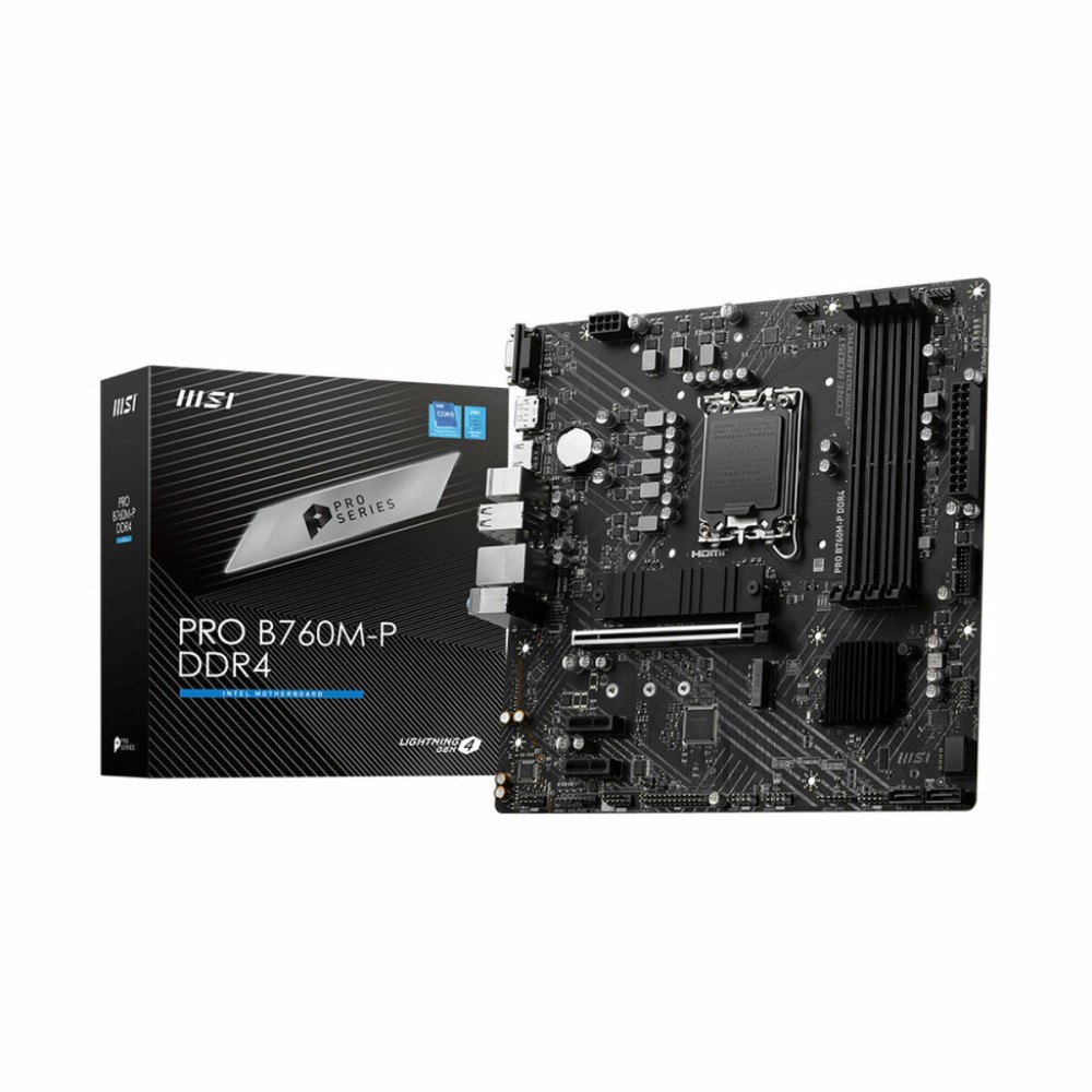 Carte Mère MSI PRO B760M-P DDR4 Intel Intel B760 LGA 1700