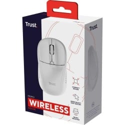 Optical Wireless Mouse Trust Primo White Monochrome 1600 dpi