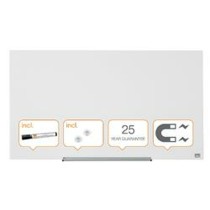 Magnetic board Nobo Impression Pro White Crystal 126 x 71 cm