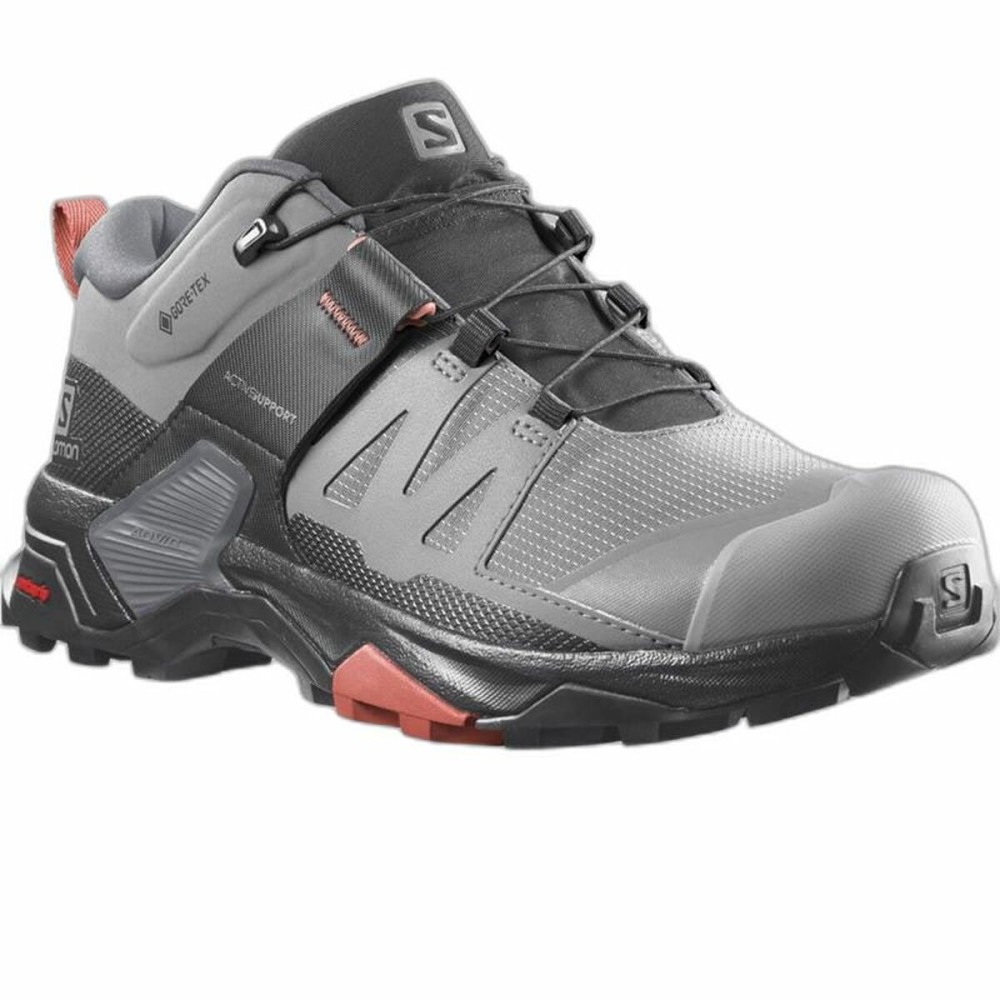 Chaussures de sport pour femme Salomon X Ultra 4 Gore-Tex Gris Montagne