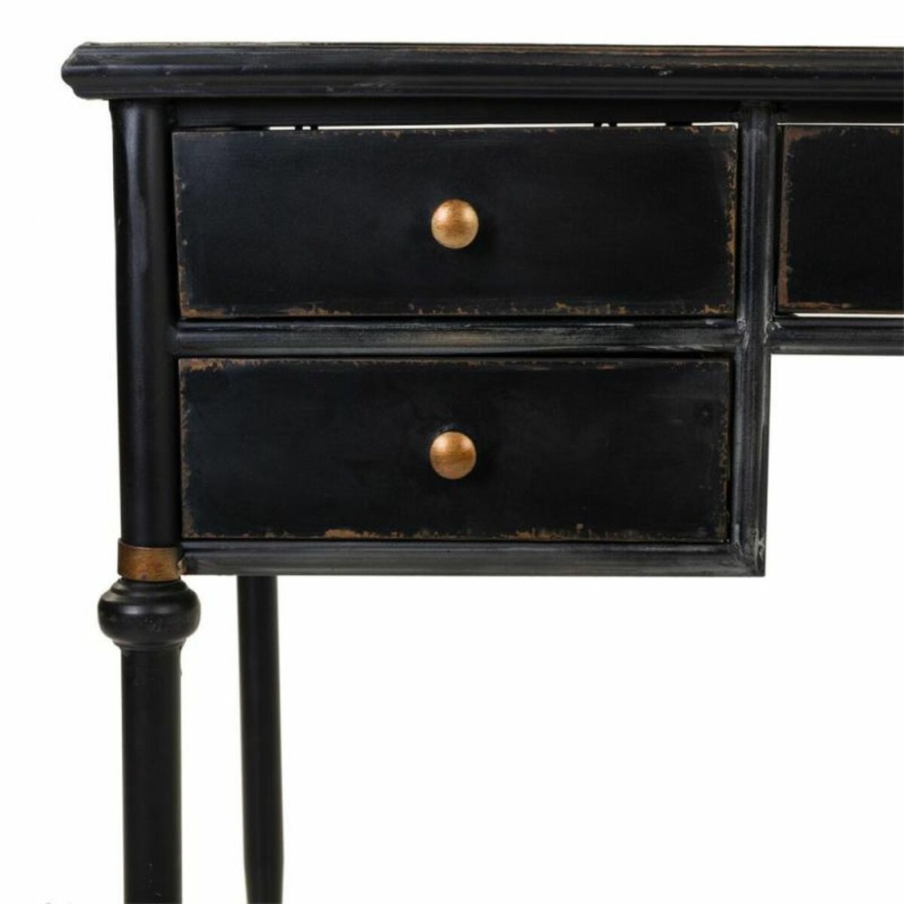 Bureau Alexandra House Living Noir Métal 75 x 75 x 122 cm