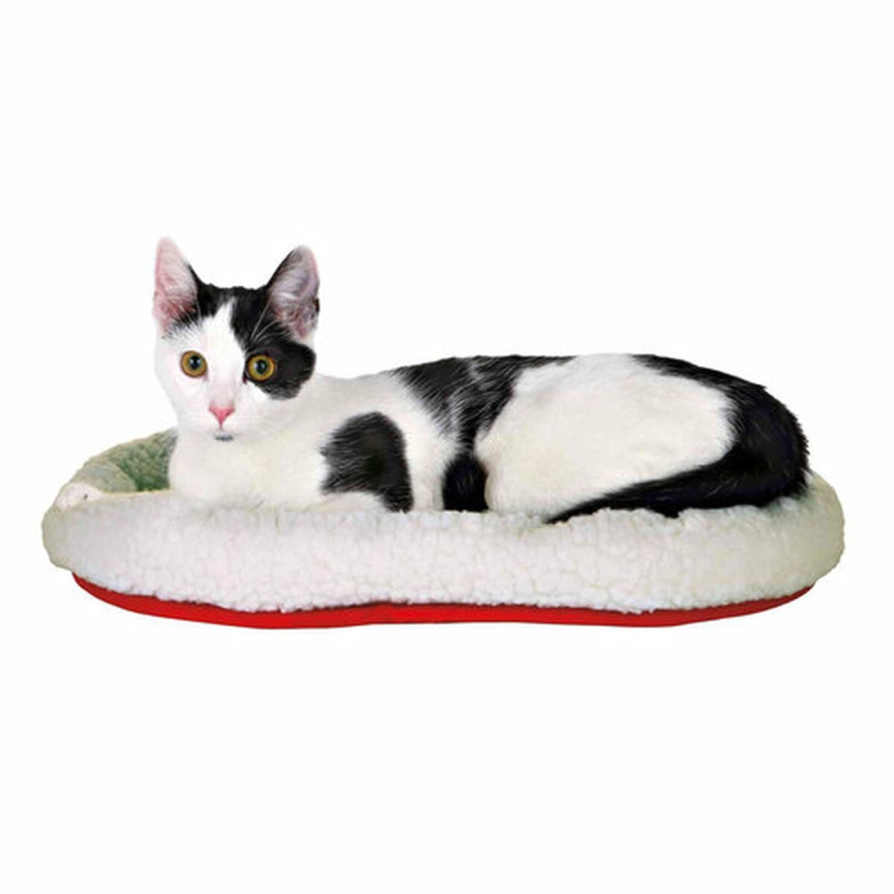 Cat Bed Trixie White Red 47 × 38 cm