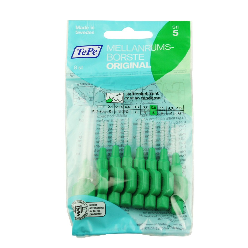 Interdental brushes Tepe Green (8 Units)