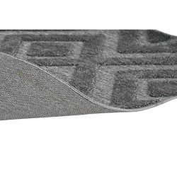 Tapis Home ESPRIT Gris foncé 175 x 100 x 1 cm