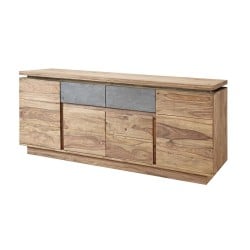 Anrichte DKD Home Decor natürlich Grau (175 x 45 x 72 cm)