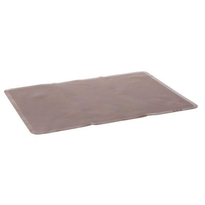 Baking Mat Secret de Gourmet Oven Grey Silicone 38 x 28 cm