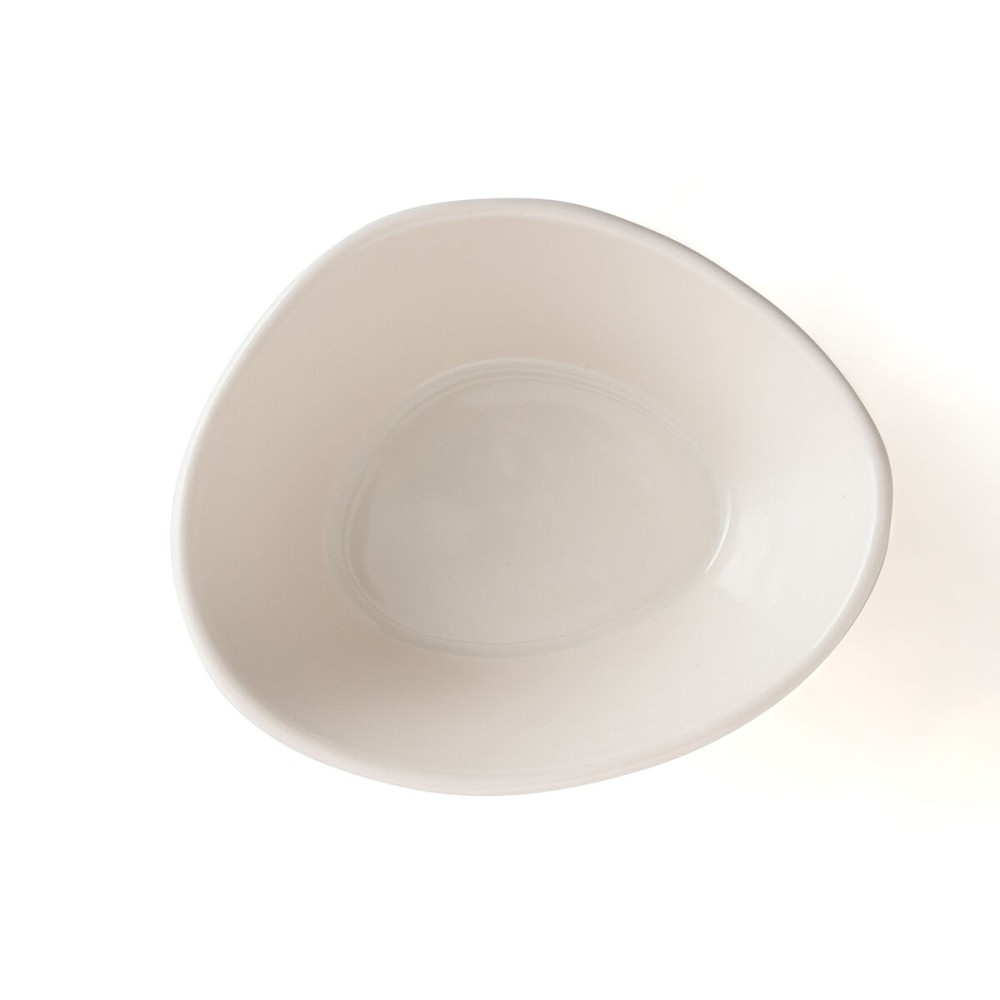 Bol pour Apéritifs Bidasoa Cosmos Blanc Céramique 17 cm (12 Unités)