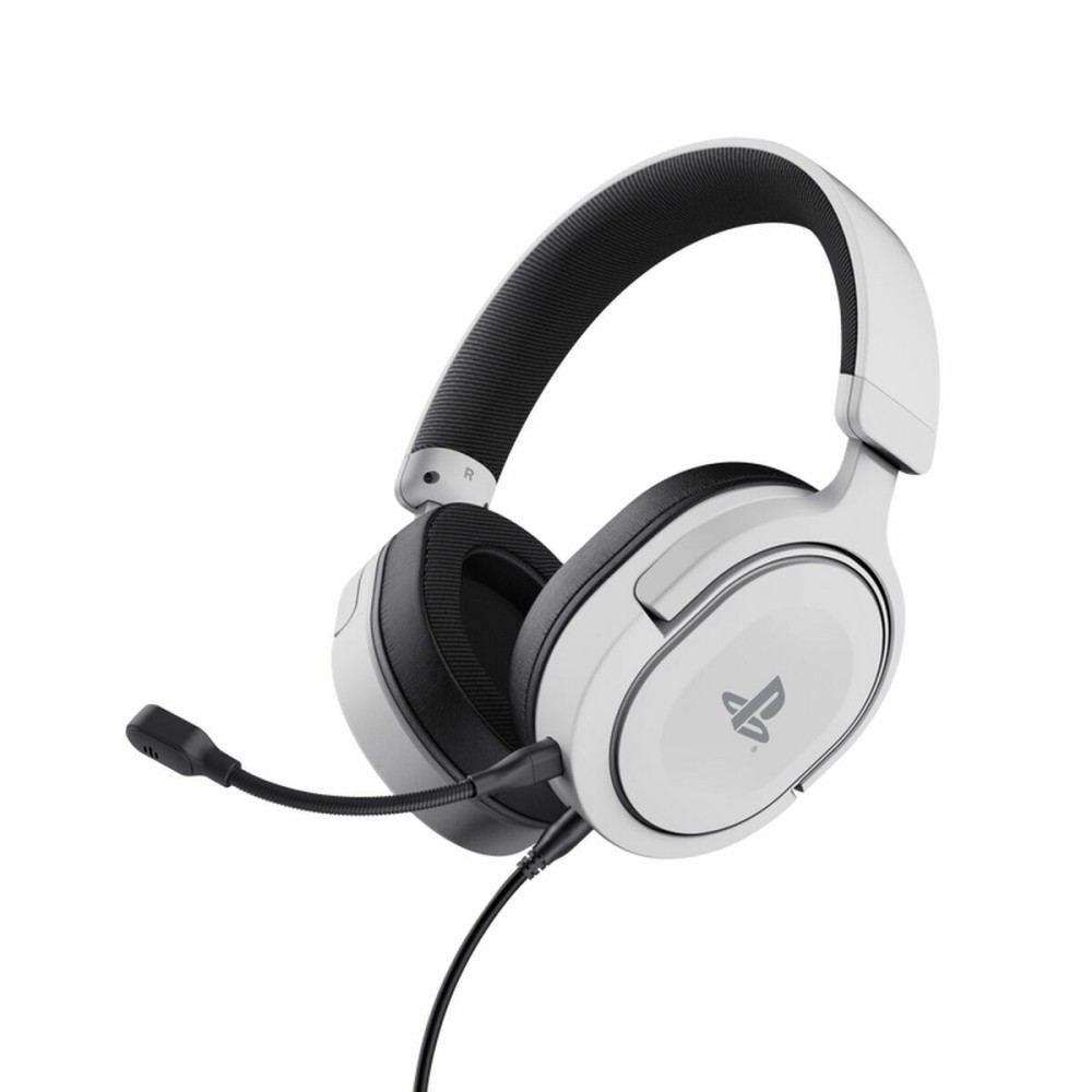 Casques avec Microphone Trust GXT 498 Forta Blanc