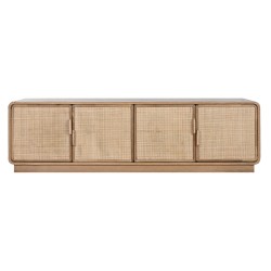 TV-Möbel Home ESPRIT natürlich Rattan Eg 157 x 40 x 46 cm