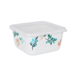 Viereckige Lunchbox mit Deckel La Mediterránea Alba Melamine 11 x 11 x 5,5 cm