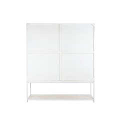 Shelves DKD Home Decor White Black Metal Mango wood 170 x 45 x 200 cm