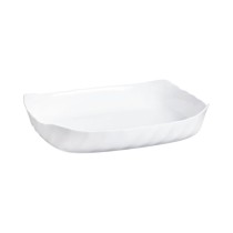 Plat à Gratin Luminarc Smart Cuisine Rectangulaire Blanc verre 33 x 27 cm (6 Unités)