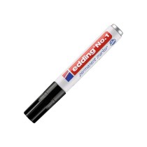 Permanent marker Edding Nº 1 Black (10 Units)