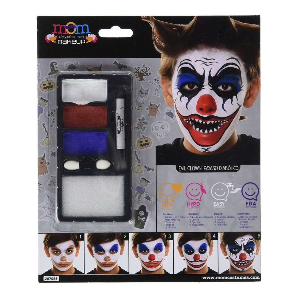 Children's Make-up Set My Other Me Male Clown Terror (24 x 20 cm)