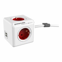 Würfel mit Steckdosenanschluss Allocacoc Powercube Extended 1402 Blau 1,5 m 4 Ausgänge USB