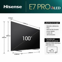 TV intelligente Hisense 100E7NQ PRO 100 100" 4K Ultra HD HDR D-LED QLED