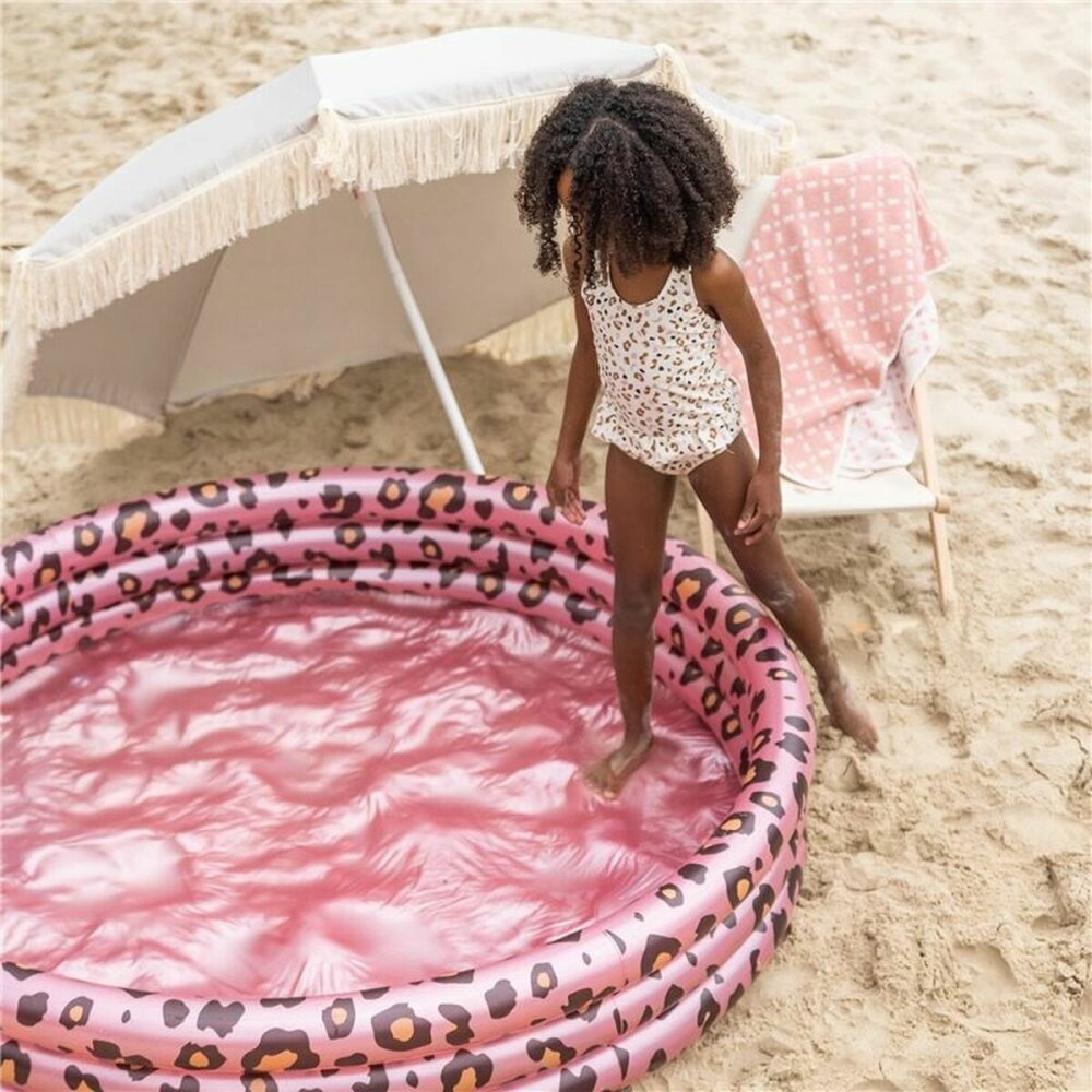 Piscine gonflable Swim Essentials Leopard Rose clair Ø 150 cm