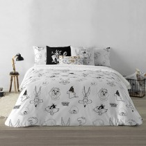 Nordic cover Looney Tunes Looney B&W Multicolour 175 Threads 180 x 220 cm