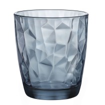 Trinkglas Bormioli Rocco Diamond Blau Glas 390 ml (6 Stück)