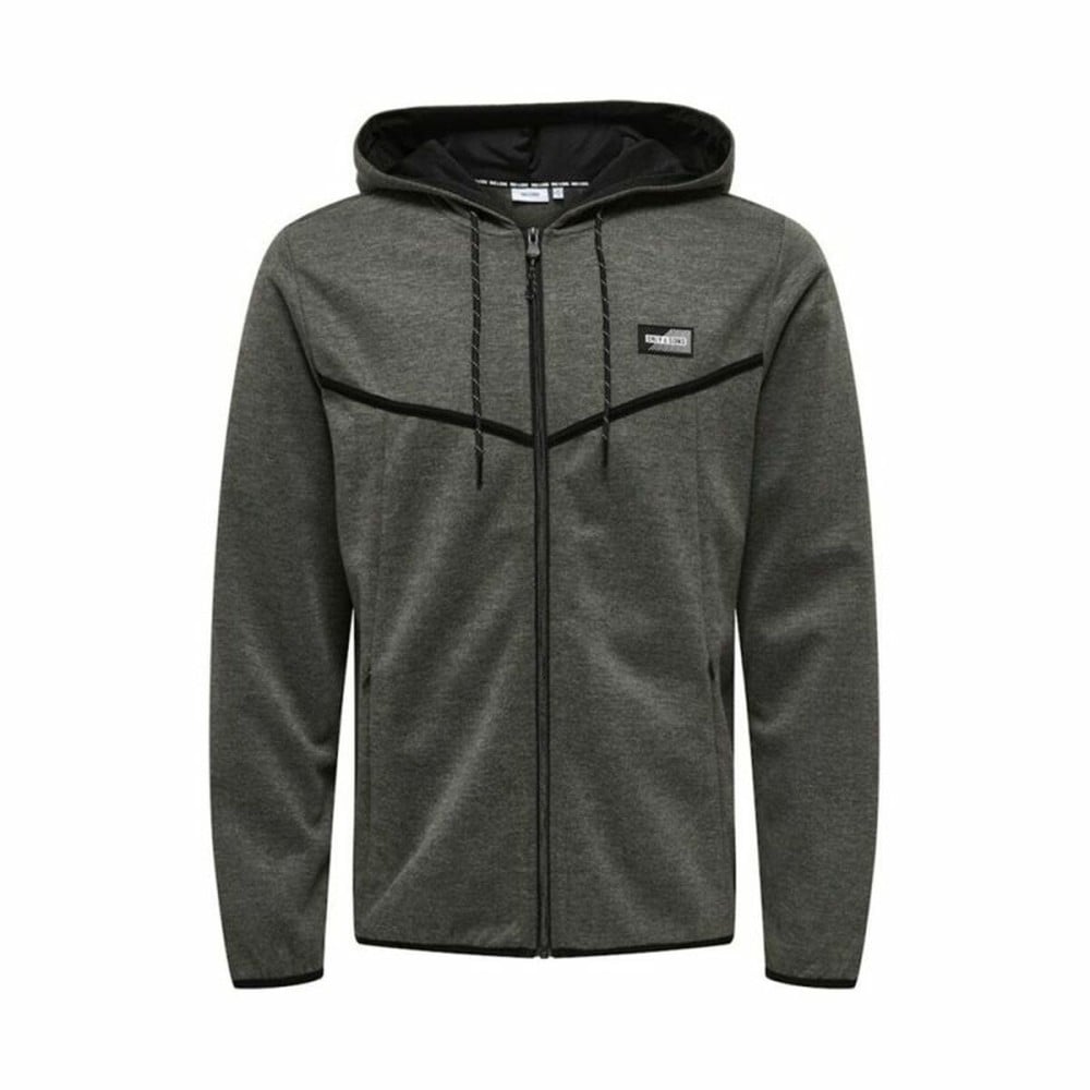 Sportjackefür Herren Only & Sons Regular Grau Dunkelgrau