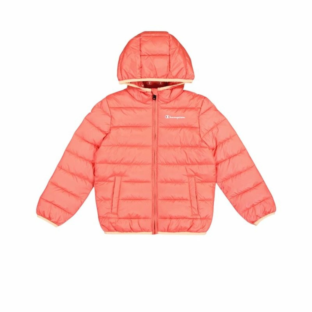 Men's Sports Jacket Champion Hooded Coral