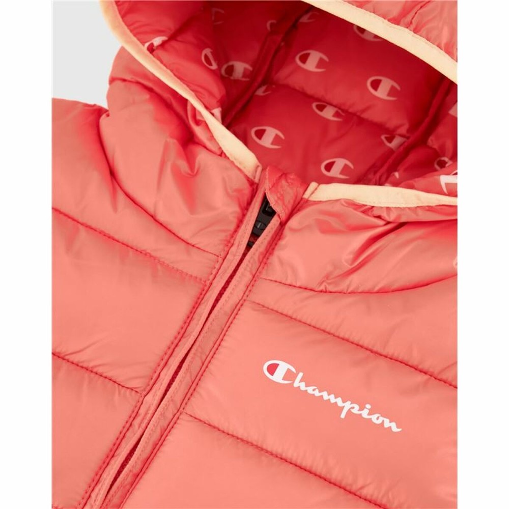 Men's Sports Jacket Champion Hooded Coral