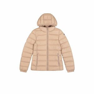 Women's Sports Jacket Champion Hooded Beige