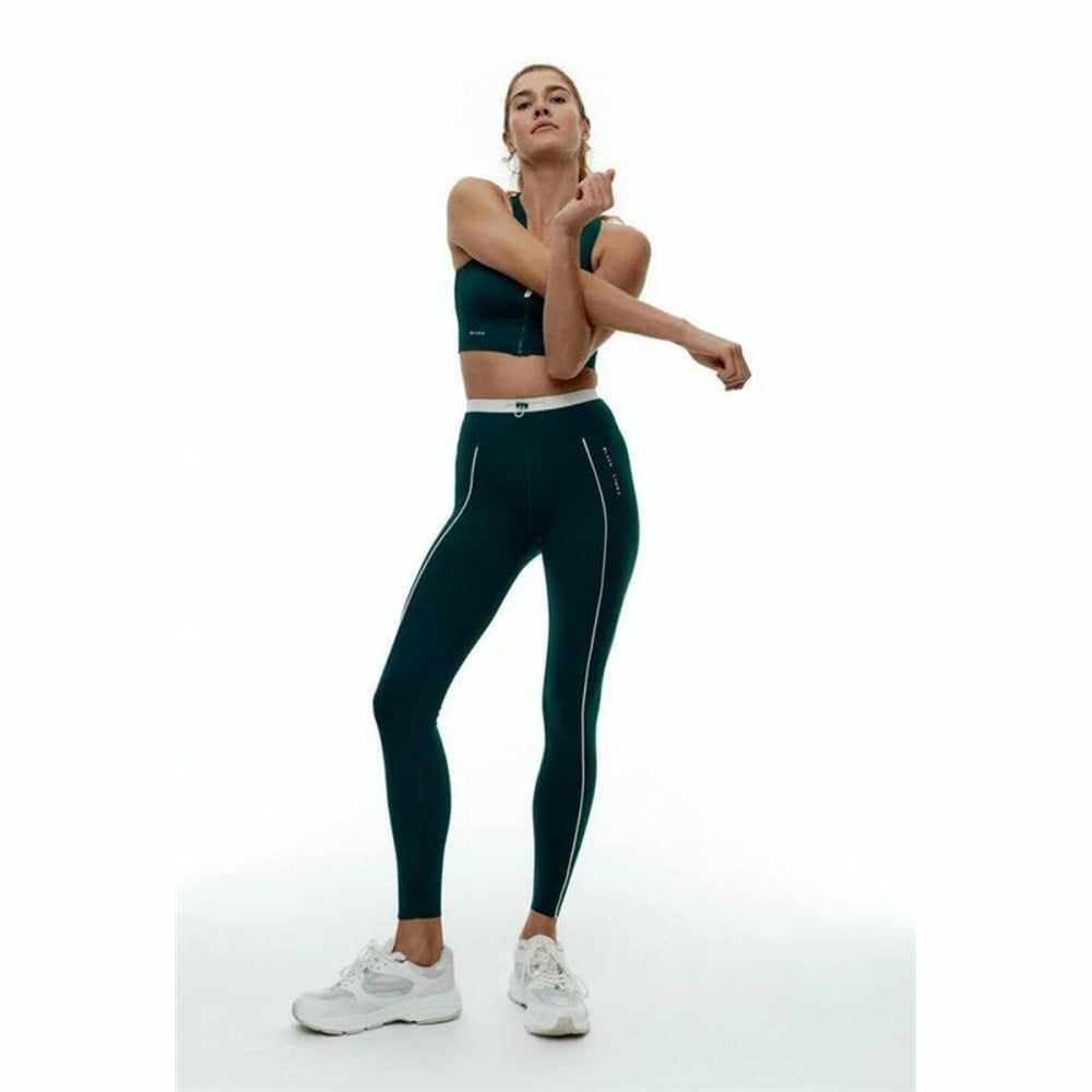 Sport leggings for Women Black Limba Streetflex Green