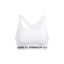 Sports Bra Under Armour CroSSback Mid White