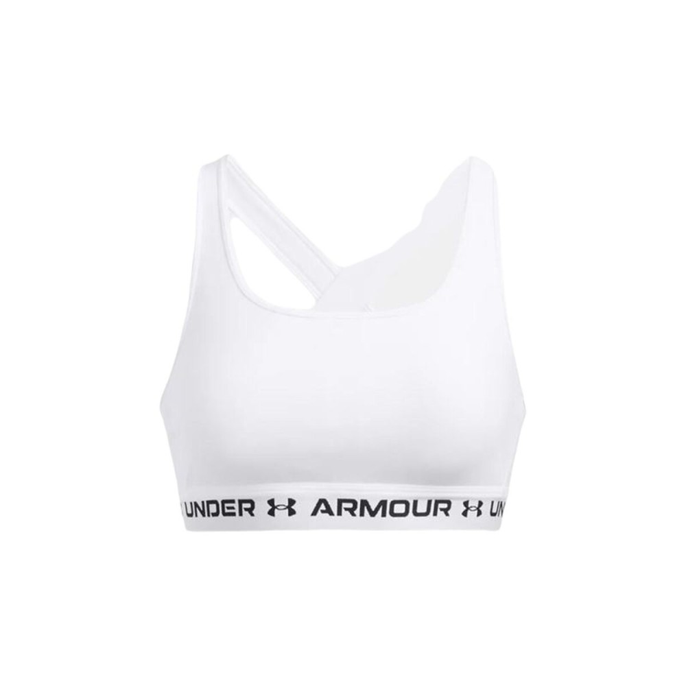 Sports Bra Under Armour CroSSback Mid White