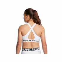 Sports Bra Under Armour CroSSback Mid White