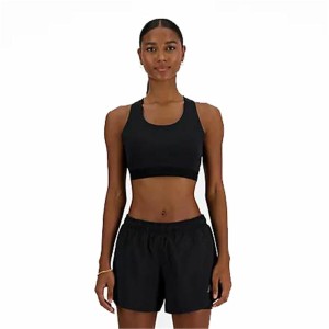 Sports Bra New Balance Sleek Medium Black