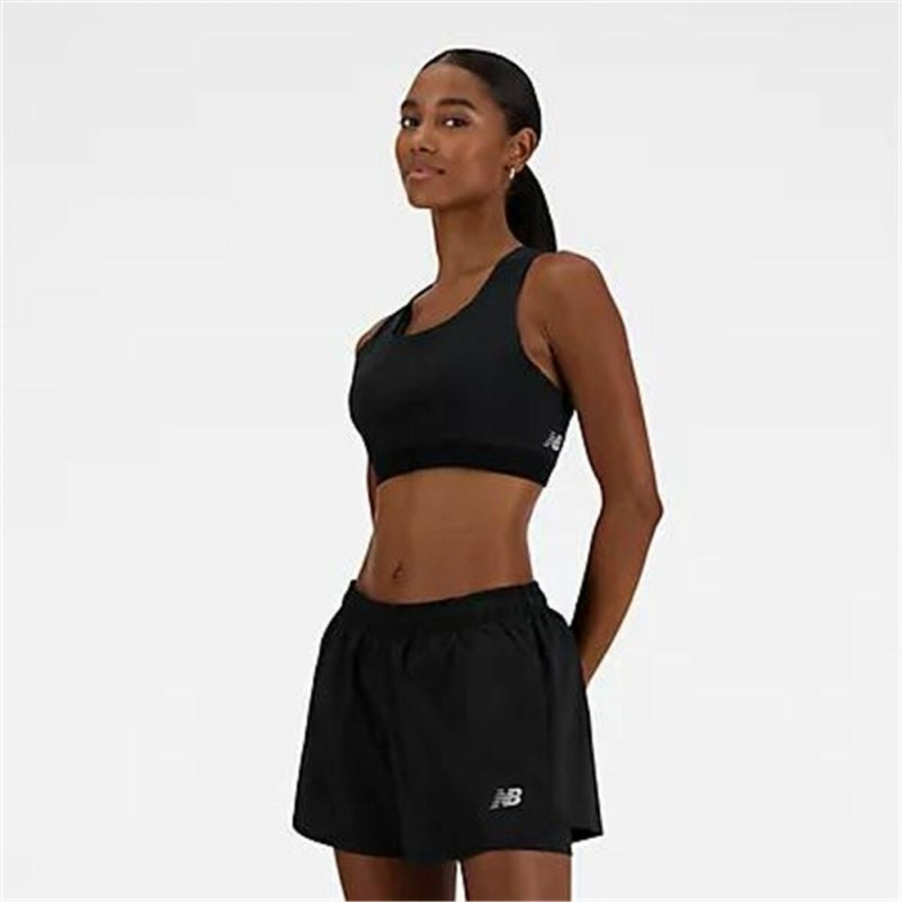 Sports Bra New Balance Sleek Medium Black