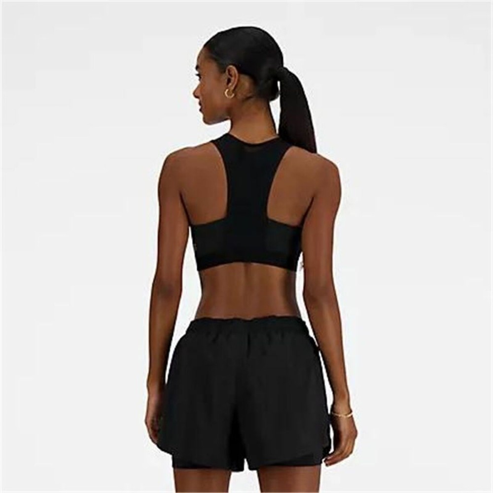 Sports Bra New Balance Sleek Medium Black