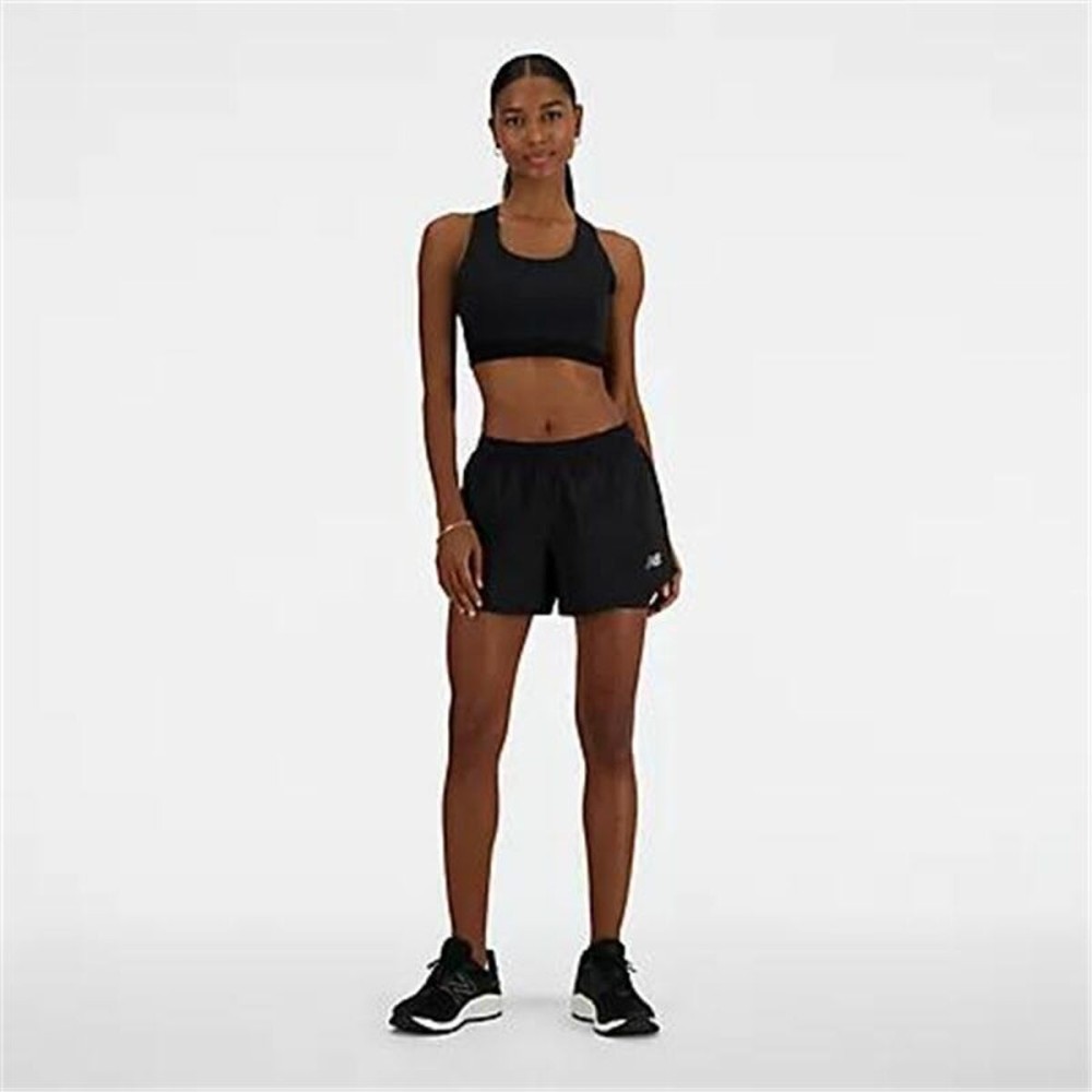 Sports Bra New Balance Sleek Medium Black