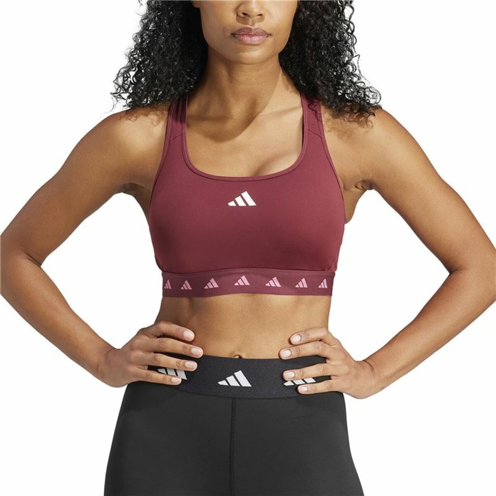 Sports Bra Adidas Power Ms Tf Brown