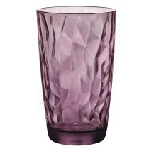 Trinkglas Bormioli Rocco Diamond Lila Glas 470 ml (6 Stück)