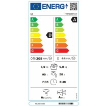 Laveuse - Sécheuse LG F4DR6009A1W 1400 rpm 9 kg