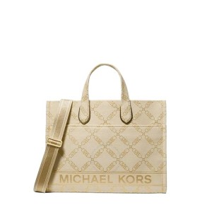 Damen Handtasche Michael Kors Gigi Beige 39 x 30 x 10 cm