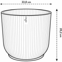 Plant pot Elho   Ø 22 cm White Plastic Circular