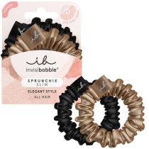 Chouchous Invisibobble   Noir Doré (2 Unités)