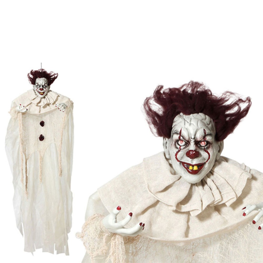 Clown à suspendre Halloween (130 x 96 x 14 cm) Beige Multicouleur 130 x 96 x 14 cm (3 Unités)