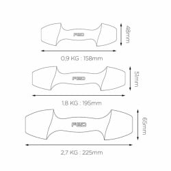 Haltères Xiaomi FED 0,9 kg