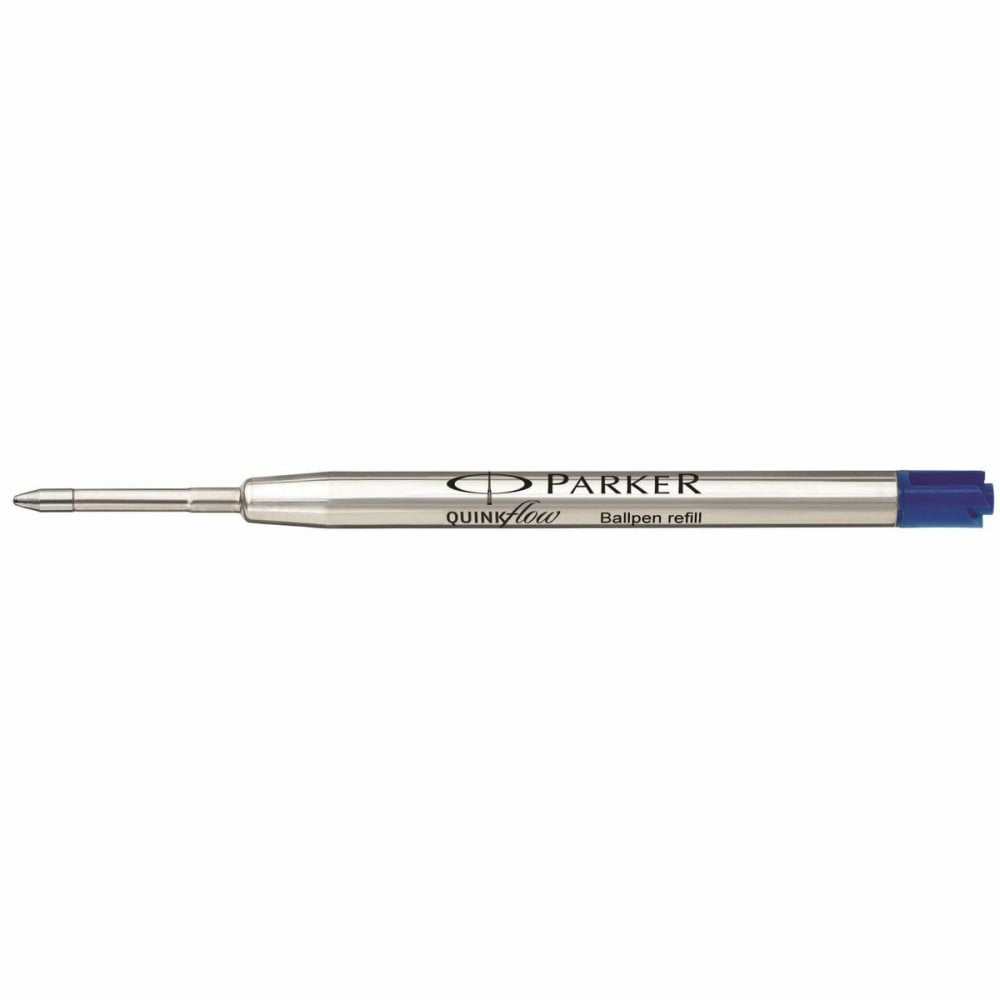 Recharge pour stylo Parker Quink Flow Bleu (12 Unités)