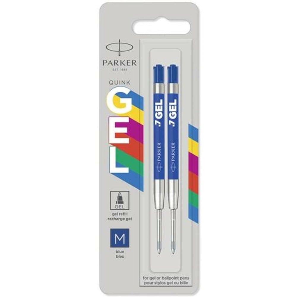 Recharge pour stylo Parker Jotter 2 Pièces Bleu (12 Unités)