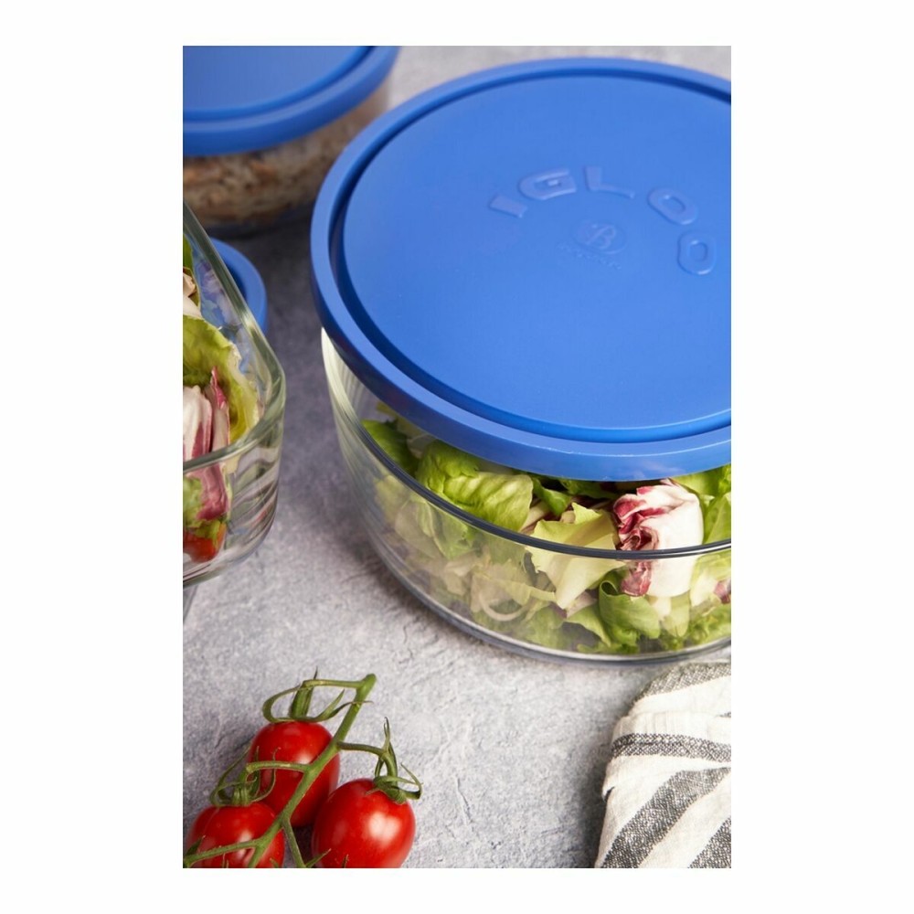 Lunchbox Borgonovo Igloo Blau 2,2 L (6 Stück) (Ø 22cm)